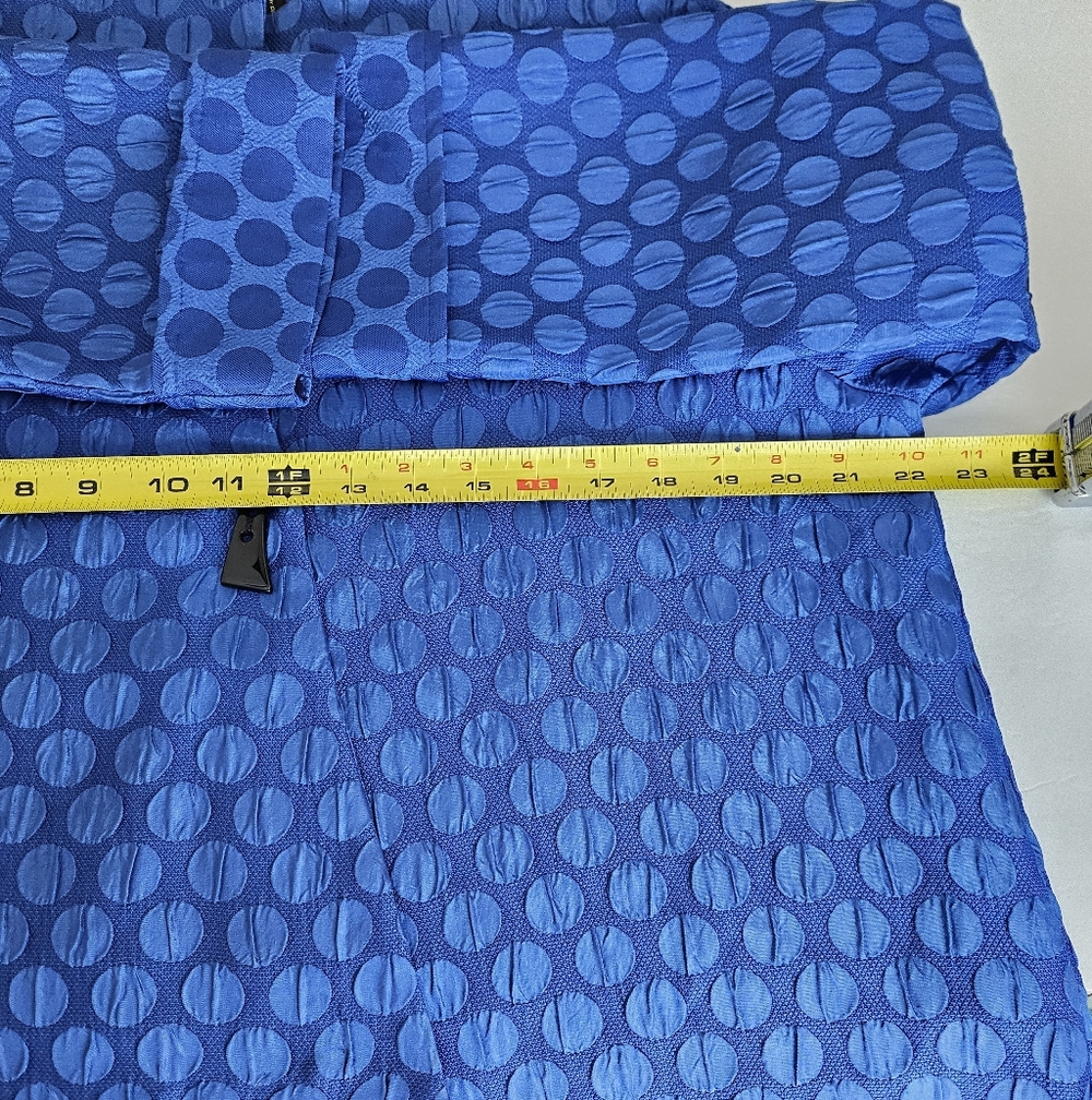 IC By Connie K Large Blue Blazer Jacket Long Sleeve Designer - Picture 7 of 10
